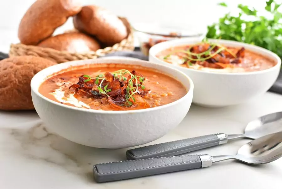 Red Lentil & Chorizo Soup