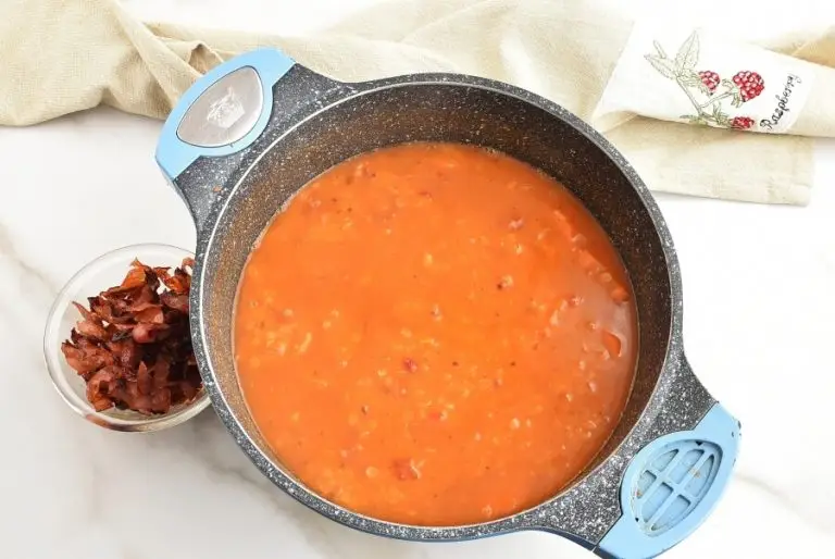 Step 5 - Red Lentil & Chorizo Soup