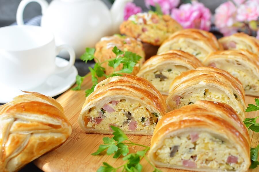 How to serve Scrambled Eggs in Puff Pastry