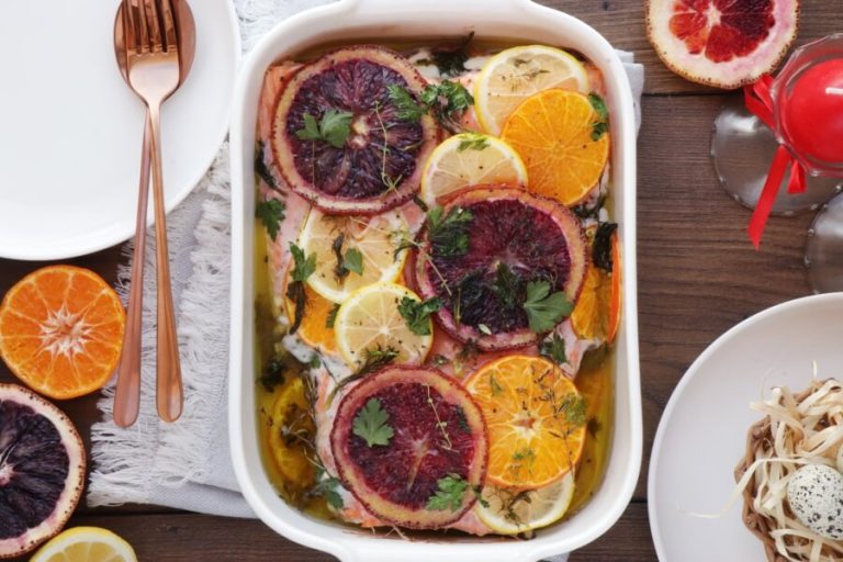Step 6 - Slow Roasted Citrus Salmon