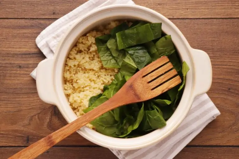 Step 4 - Spinach Millet Egg Bake