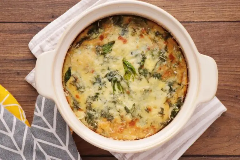 Step 7 - Spinach Millet Egg Bake