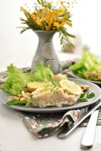 Stuffed-Olive Cod