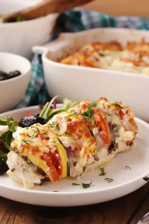 The Best Greek Stuffed Chicken