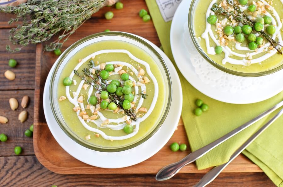 How to serve Vegan Pea Soup