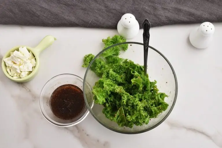 Step 5 - Warm Kale and Caramelized Mushroom Salad