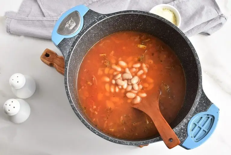 Step 5 - White Bean Soup with Escarole