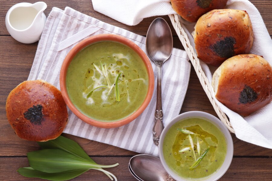 How to serve Wild Garlic & Nettle Soup