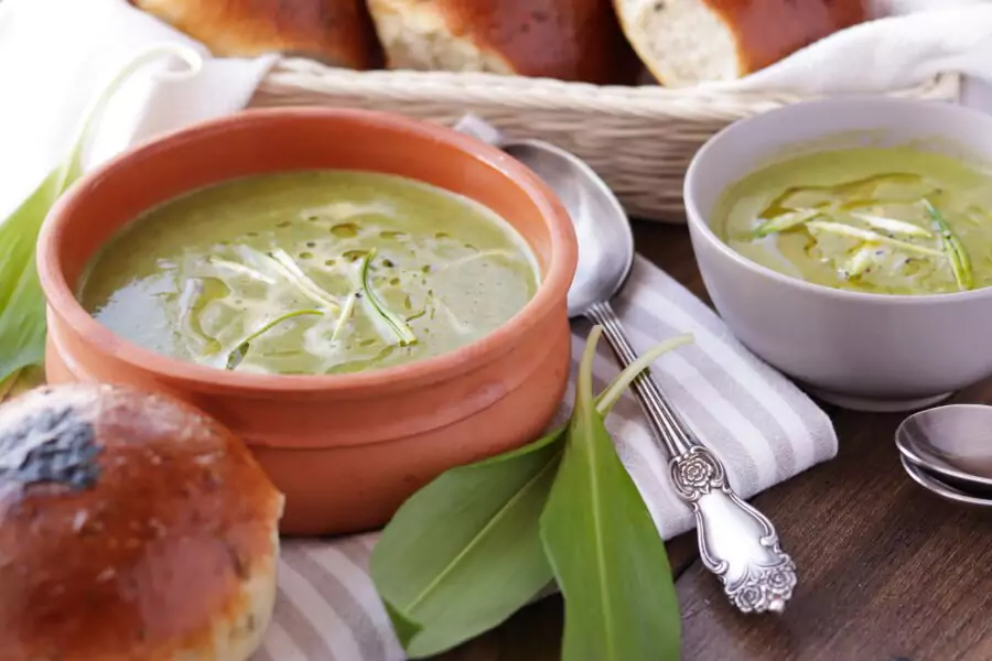Wild Garlic & Nettle Soup