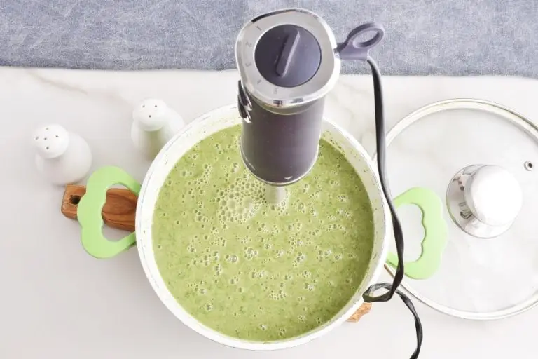 Step 5 - Wilted Greens Soup with Crème Fraîche