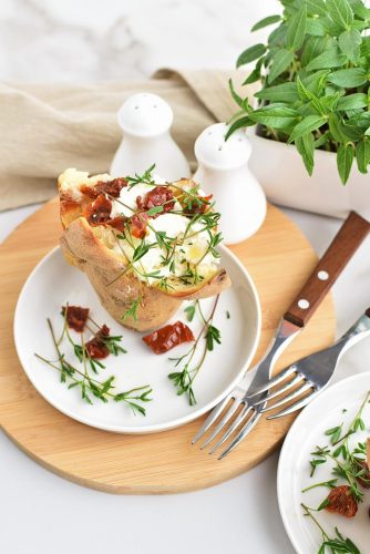 Cream Cheese Jacket Potato