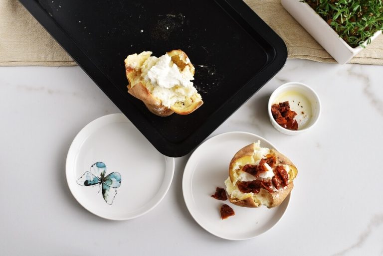 Step 7 - Cream Cheese Jacket Potato