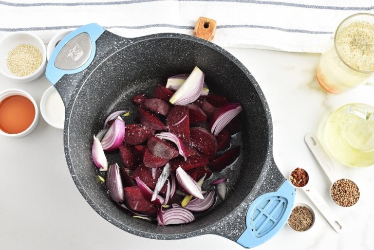 Step 1 - Beetroot, Cumin & Coriander Soup