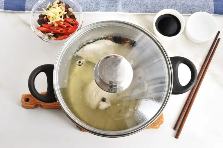 Step 2 - Brothy Poached Chicken with Mushrooms