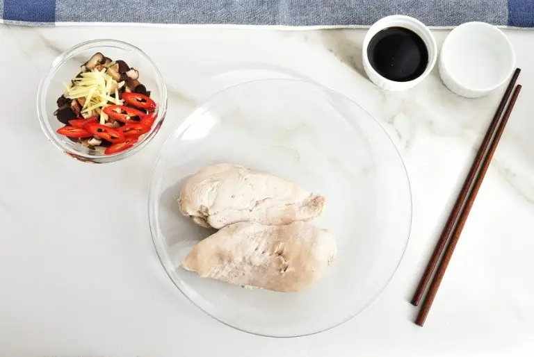 Step 3 - Brothy Poached Chicken with Mushrooms