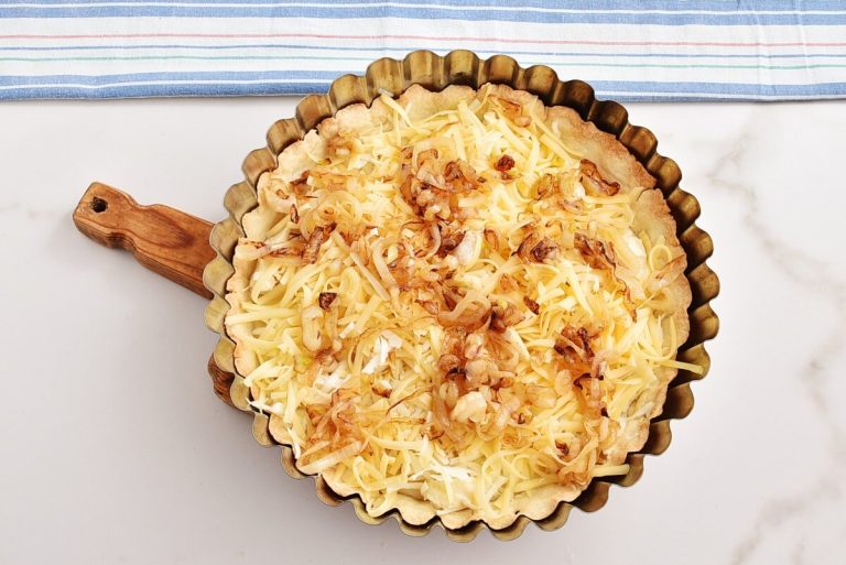 Step 9 - Cheese Board & Onion Tart