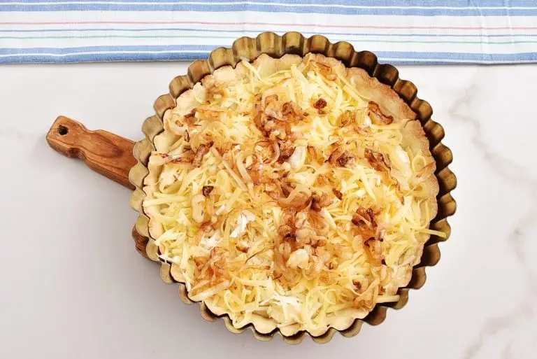 Step 9 - Cheese Board & Onion Tart