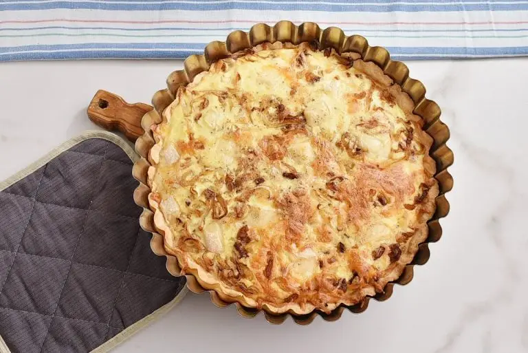 Step 10 - Cheese Board & Onion Tart