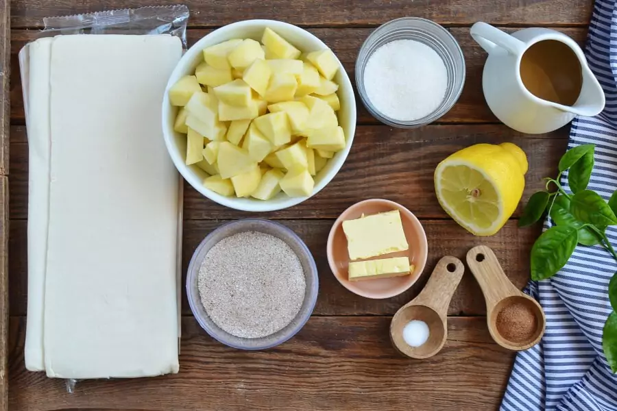 Ingredients for Churro Apple Pies