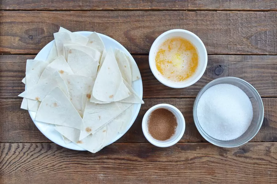 Ingredients for Churro Chips