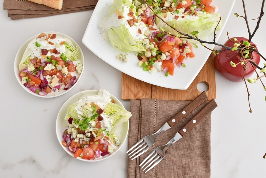 How to serve Classic Wedge Salad