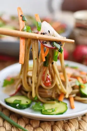 Cold Soba Noodle Salad