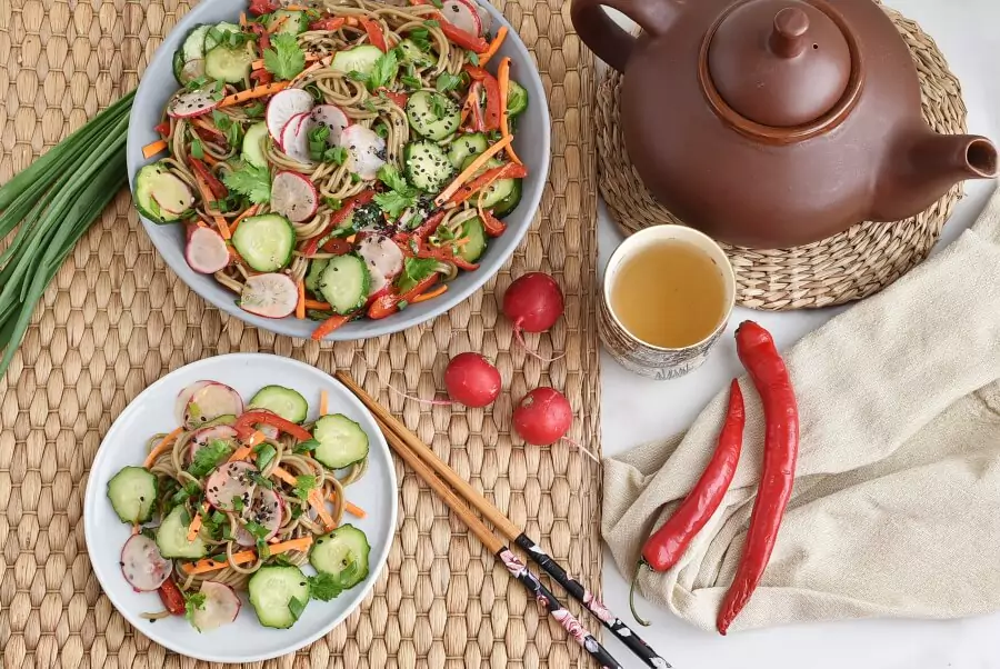 Cold Soba Noodle Salad