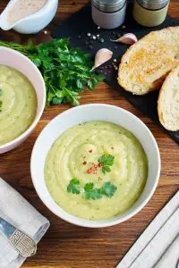Creamy Vegan Potato Leek Soup