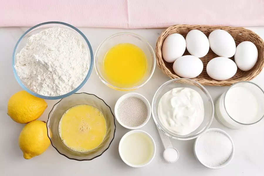 Ingredients for Italian Easter Bread
