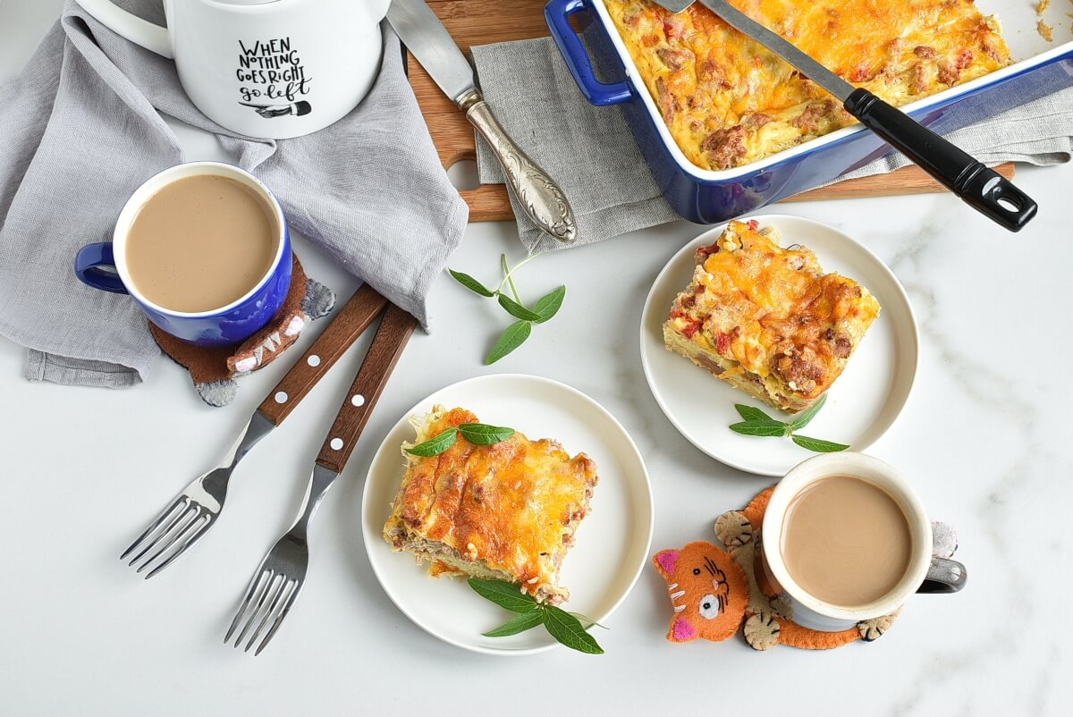 Easy Breakfast Strata