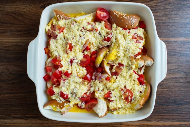 Step 4 - Everything Bagel Breakfast Casserole