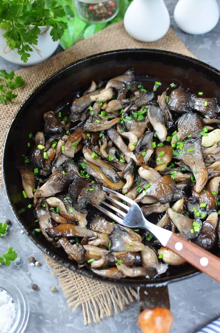 Fried Oyster Mushrooms