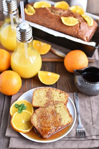 Gluten Free Orange Drizzle Cake