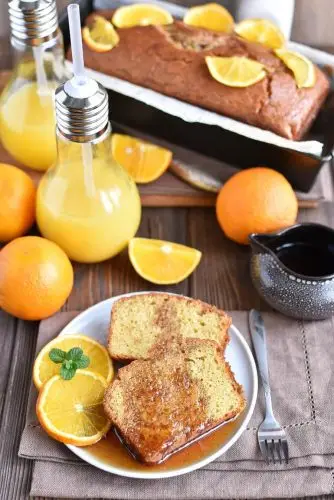 Gluten Free Orange Drizzle Cake