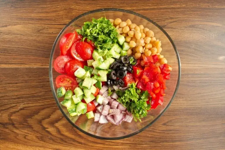 Step 2 - Greek Chickpea Salad