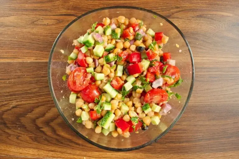 Step 2 - Greek Chickpea Salad