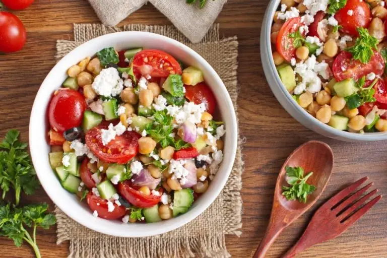 Step 3 - Greek Chickpea Salad