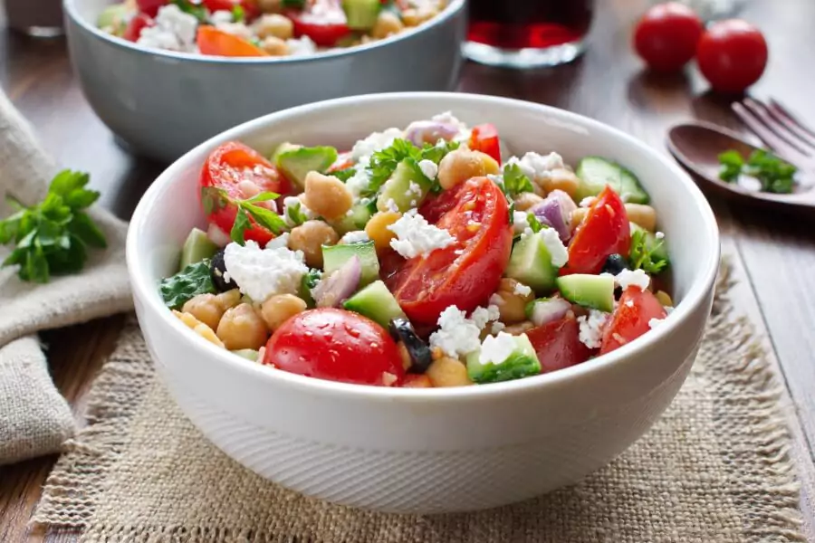 Greek Chickpea Salad