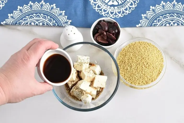 Step 1 - Greek Millet with Tofu Feta