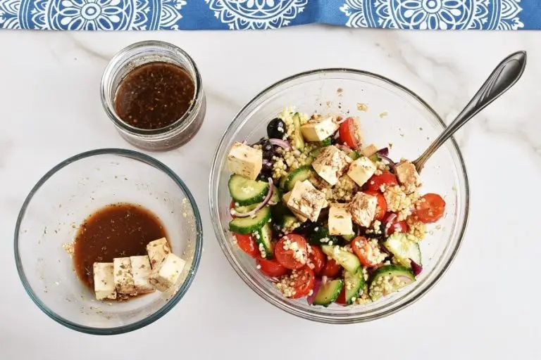 Step 5 - Greek Millet with Tofu Feta
