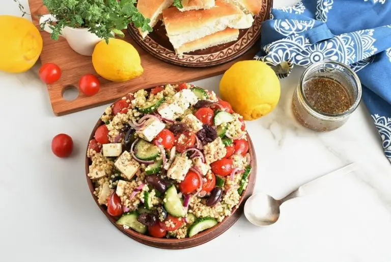 Step 6 - Greek Millet with Tofu Feta