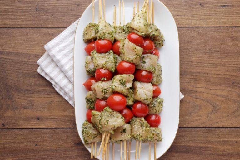 Grilled Chicken and Tomato Kebabs Recipe Cook.me Recipes