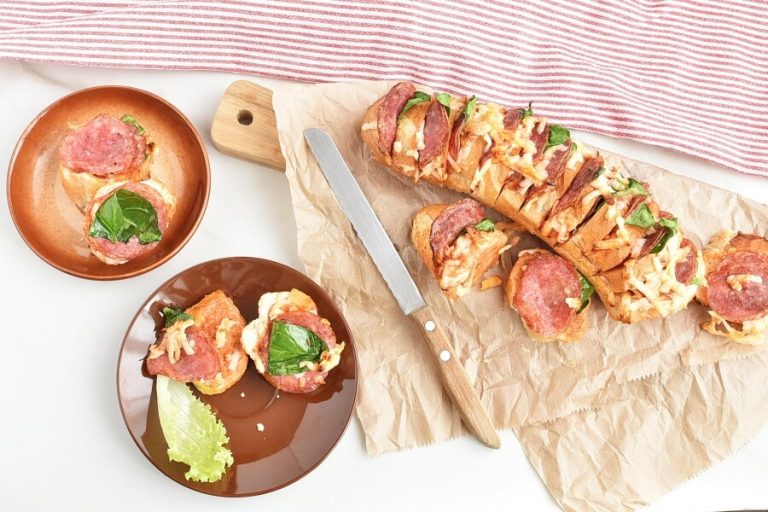 Step 7 - Hasselback Pizza Bread