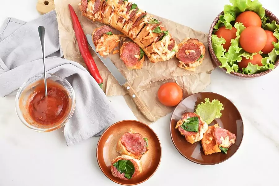 Hasselback Pizza Bread