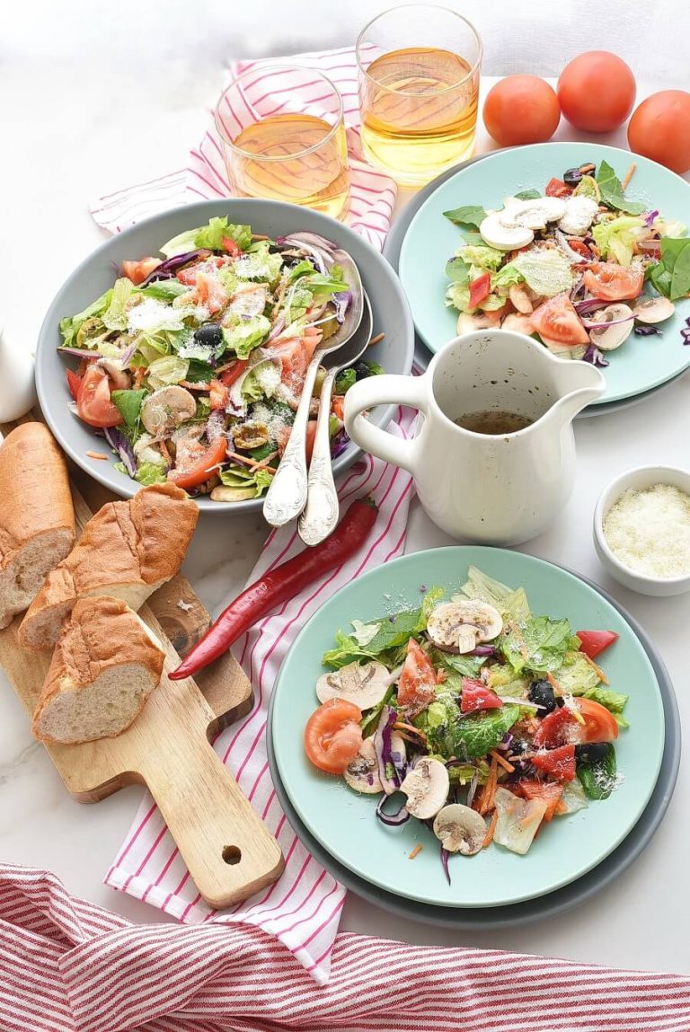 Italian Salad with Lemon Vinaigrette Recipe Cook.me Recipes