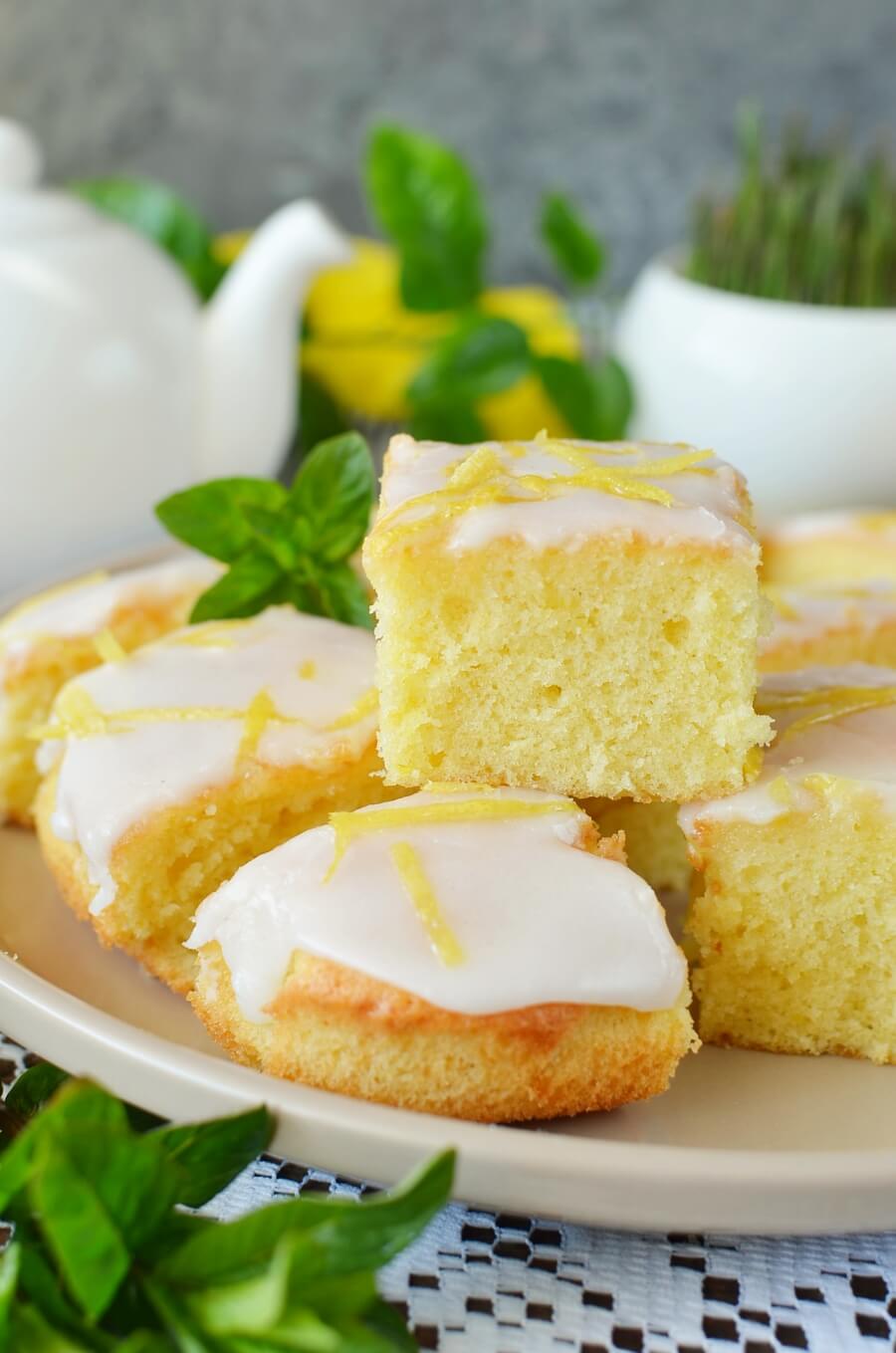 Lemon Drizzle Slices Recipe Cook.me Recipes