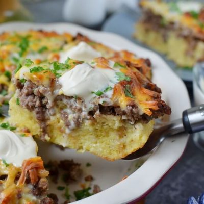 Loaded Overnight Breakfast Casserole Recipe - Cook.me Recipes