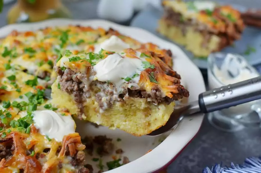 Loaded Overnight Breakfast Casserole