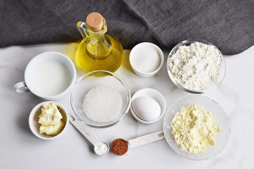 Ingredients for Mexican Buñuelos