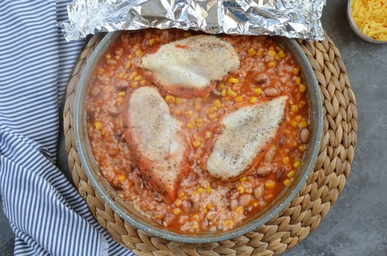 Step 6 - Mexican Chicken Salsa Casserole